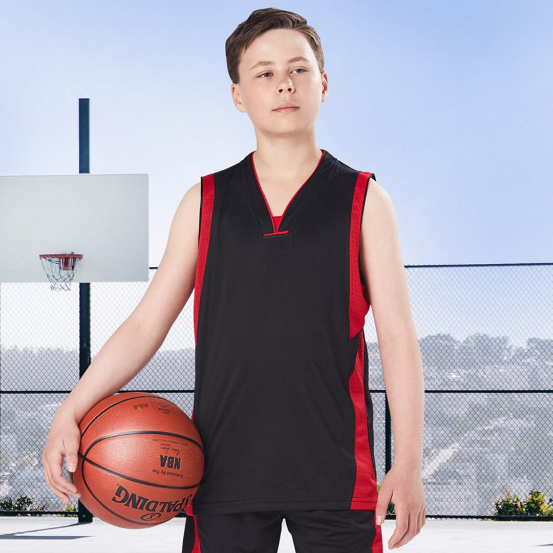 House of Uniforms The Slam Dunk Basketball Singlet | Kids Winning Spirit