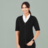 House of Uniforms The Zip Front Cardigan | Short Sleeve | Ladies Biz Care