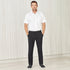 House of Uniforms The Comfort Waist Flat Front Pant | Mens Biz Care