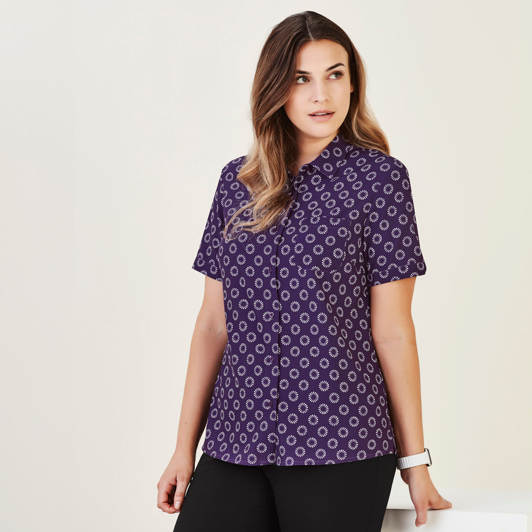 House of Uniforms The Daisy Shirt | Ladies | Short Sleeve Biz Care