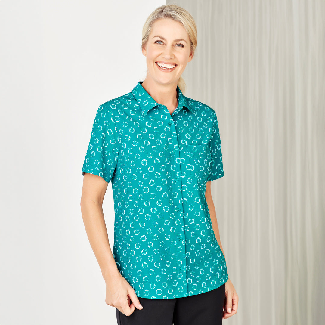 House of Uniforms The Daisy Shirt | Ladies | Short Sleeve Biz Care