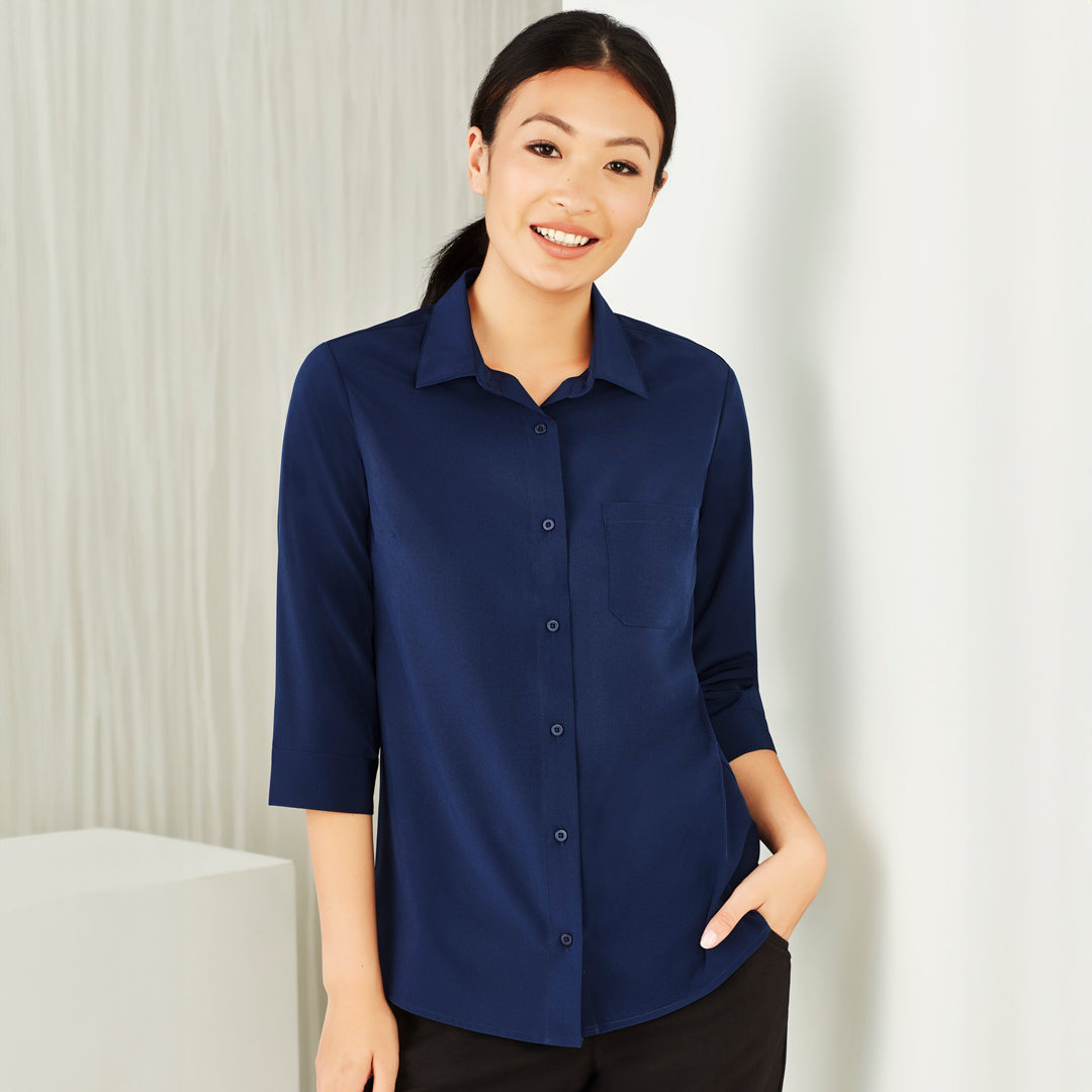 House of Uniforms The Florence Shirt | Ladies | 3/4 Sleeve Biz Care