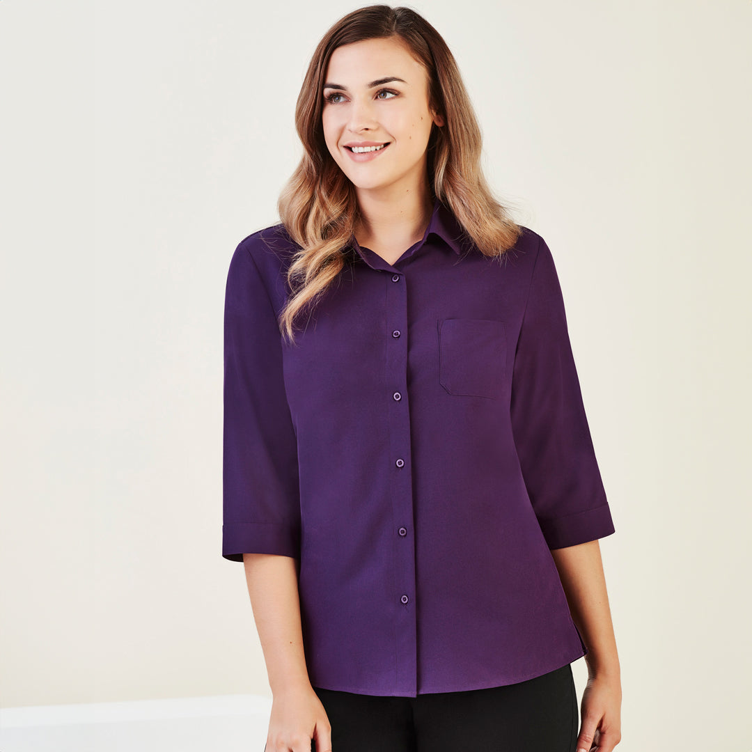 House of Uniforms The Florence Shirt | Ladies | 3/4 Sleeve Biz Care