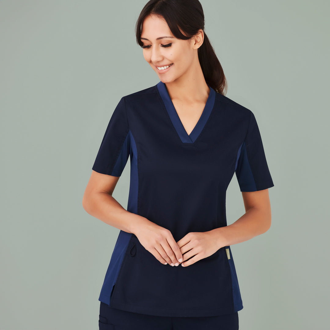 House of Uniforms The Riley V Neck Scrub Top | Ladies Biz Care 