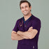 House of Uniforms The Riley V Neck Scrub Top | Mens Biz Care