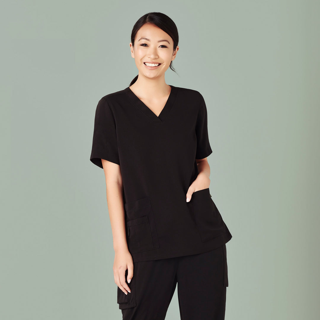 House of Uniforms The Avery V Neck Scrub Top | Ladies Biz Care