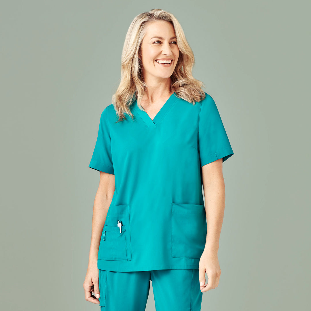 House of Uniforms The Avery V Neck Scrub Top | Ladies Biz Care