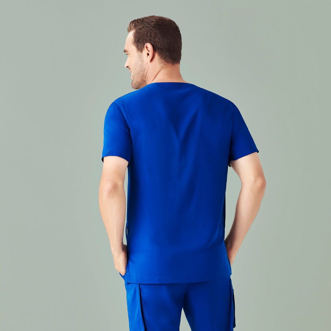 House of Uniforms The Avery V Neck Scrub Top | Mens Biz Care