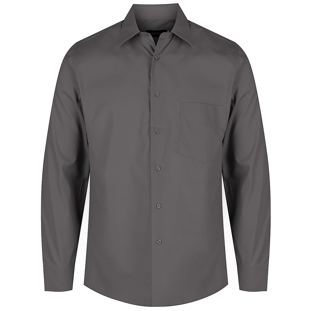 House of Uniforms The Rodeo Shirt | Mens | Short & Long Sleeve Identitee Charcoal