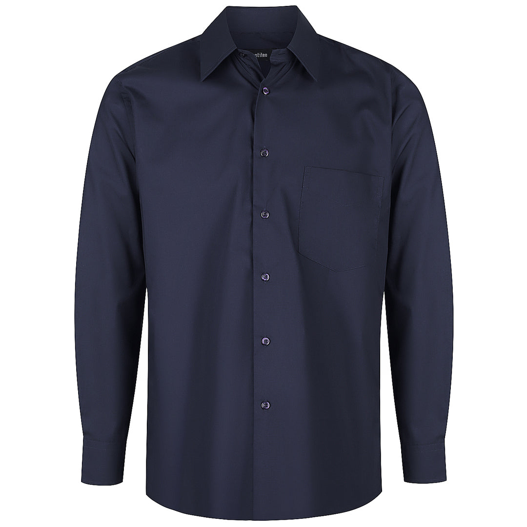 House of Uniforms The Rodeo Shirt | Mens | Short & Long Sleeve Identitee Navy
