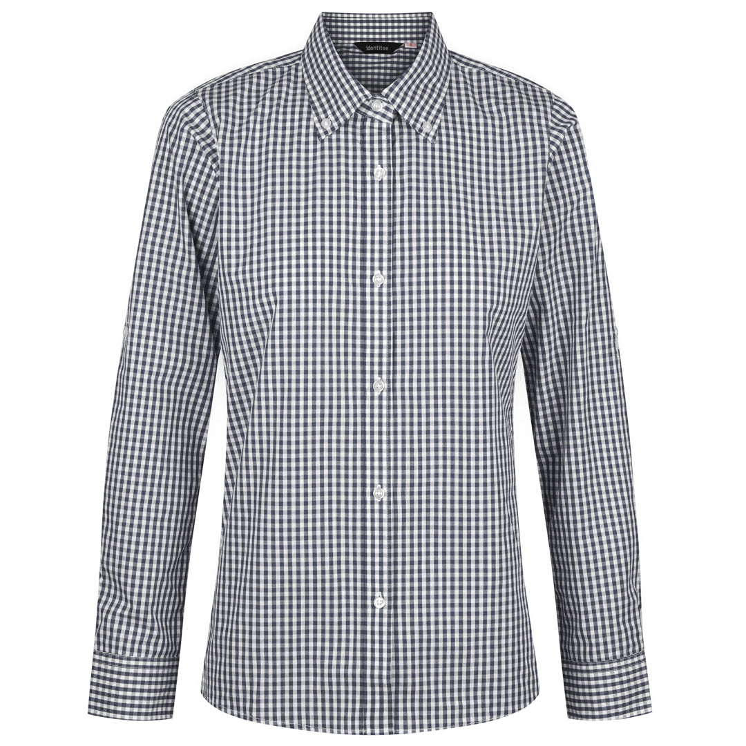 House of Uniforms The Miller Shirt | Ladies | Short & Long Sleeve Identitee Navy