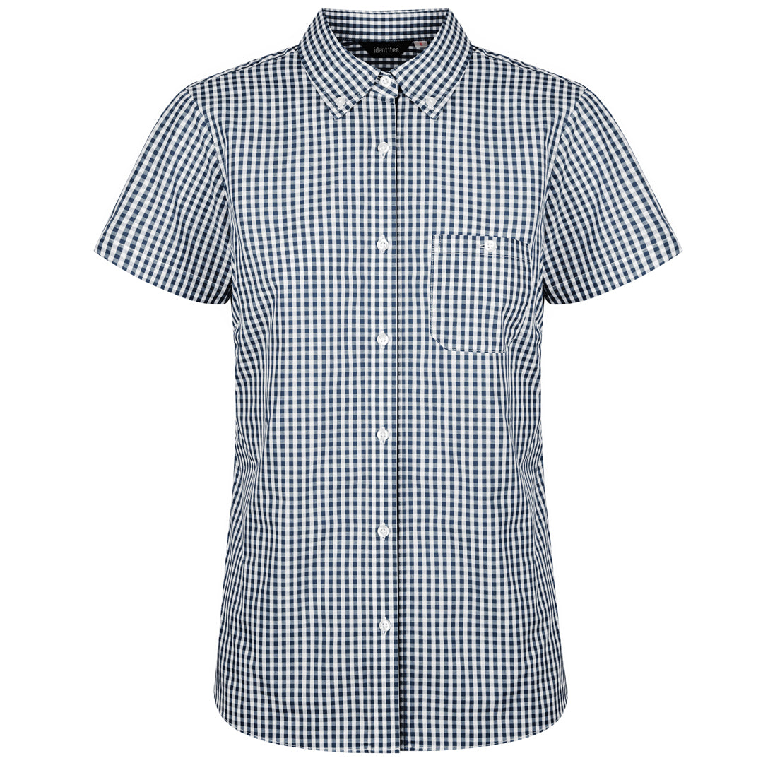 House of Uniforms The Miller Shirt | Ladies | Short & Long Sleeve Identitee Navy