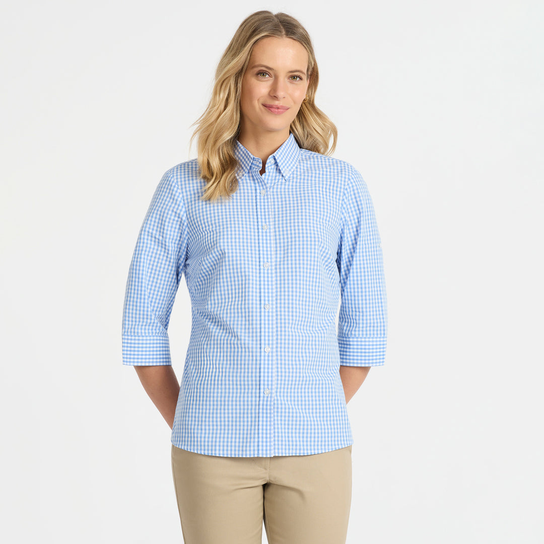 House of Uniforms The Miller Shirt | Ladies | 3/4 Sleeve Identitee