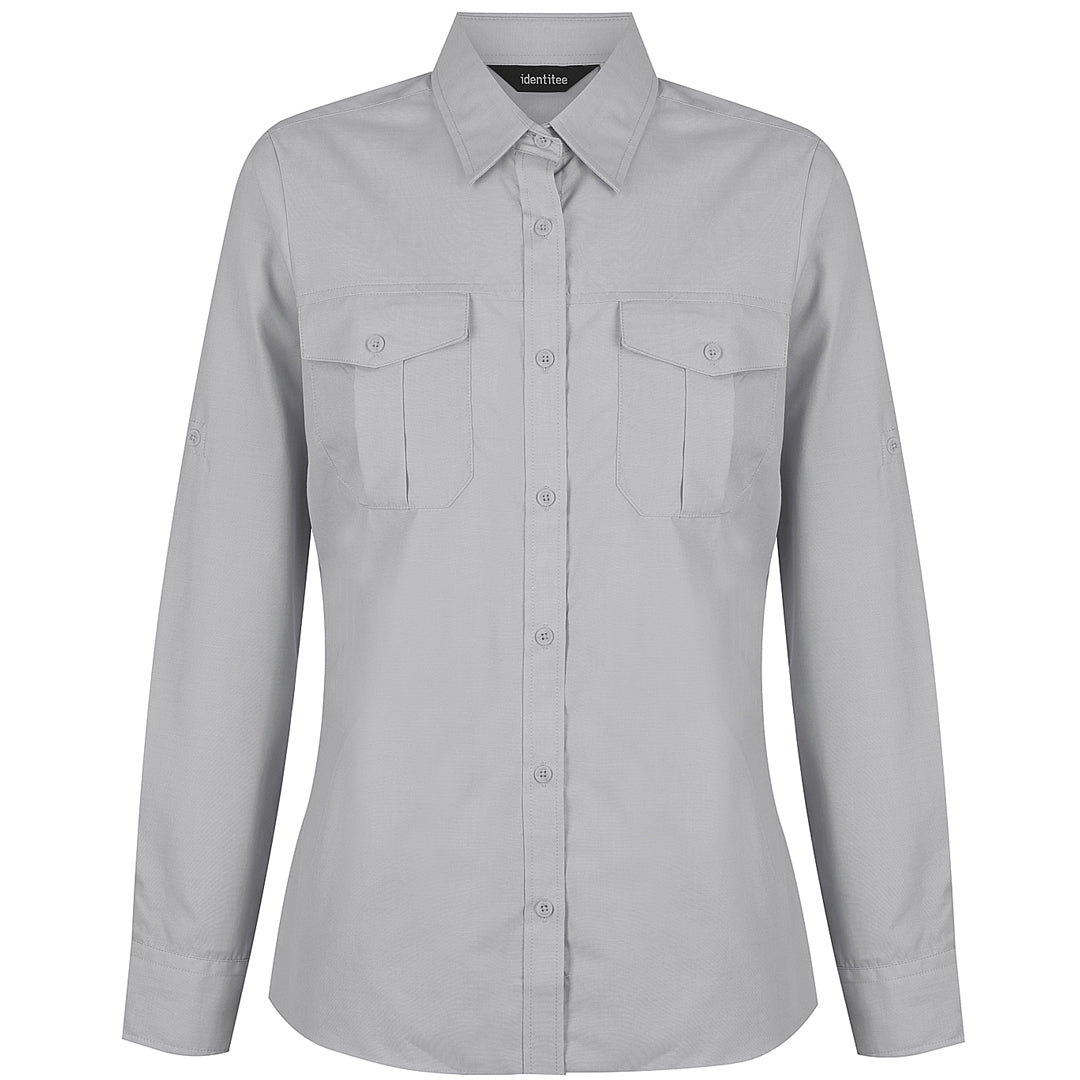 House of Uniforms The Jasper Shirt | Ladies | Short & Long Sleeve Identitee Grey
