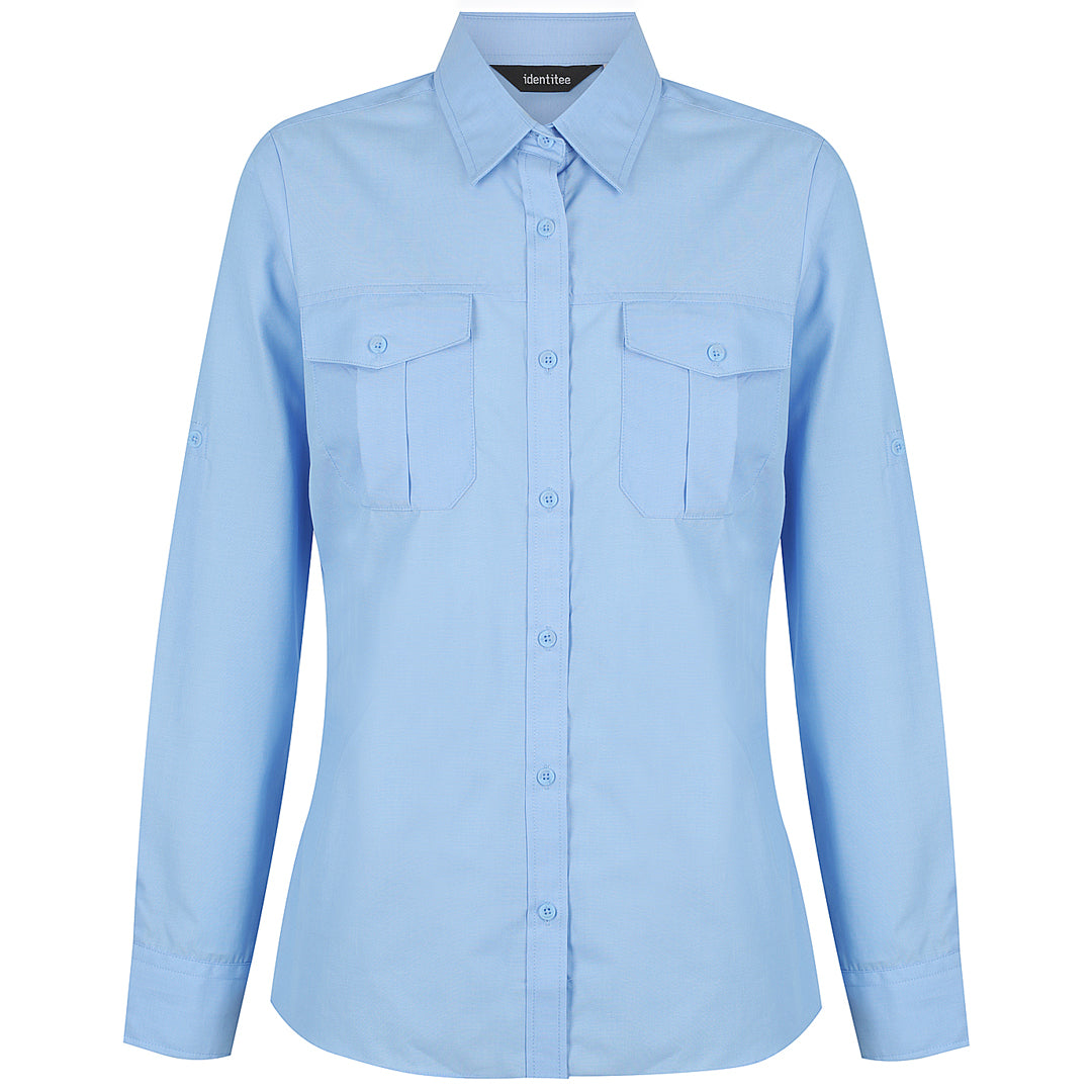 House of Uniforms The Jasper Shirt | Ladies | Short & Long Sleeve Identitee Sky