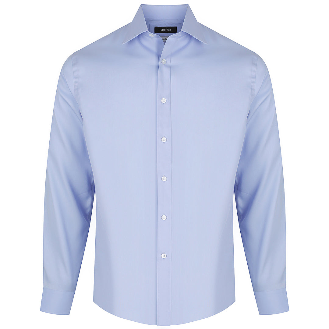 House of Uniforms The Kingston Shirt | Mens | Long Sleeve Identitee Sky