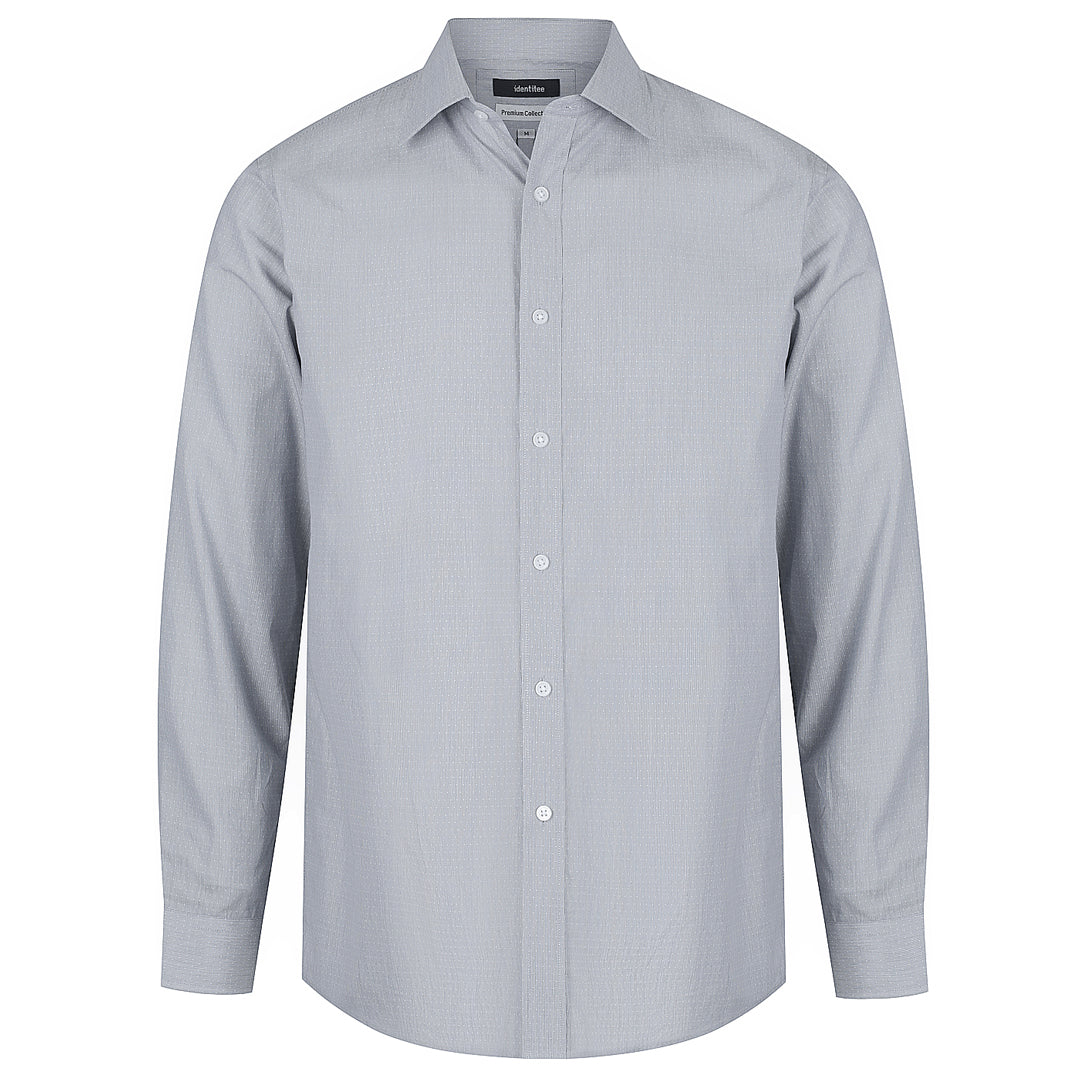 House of Uniforms The Hunter Shirt | Mens | Long Sleeve Identitee Navy