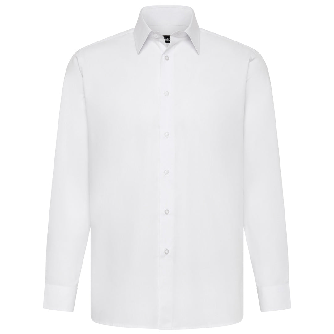 House of Uniforms The Blake Shirt | Mens | Long Sleeve Identitee White