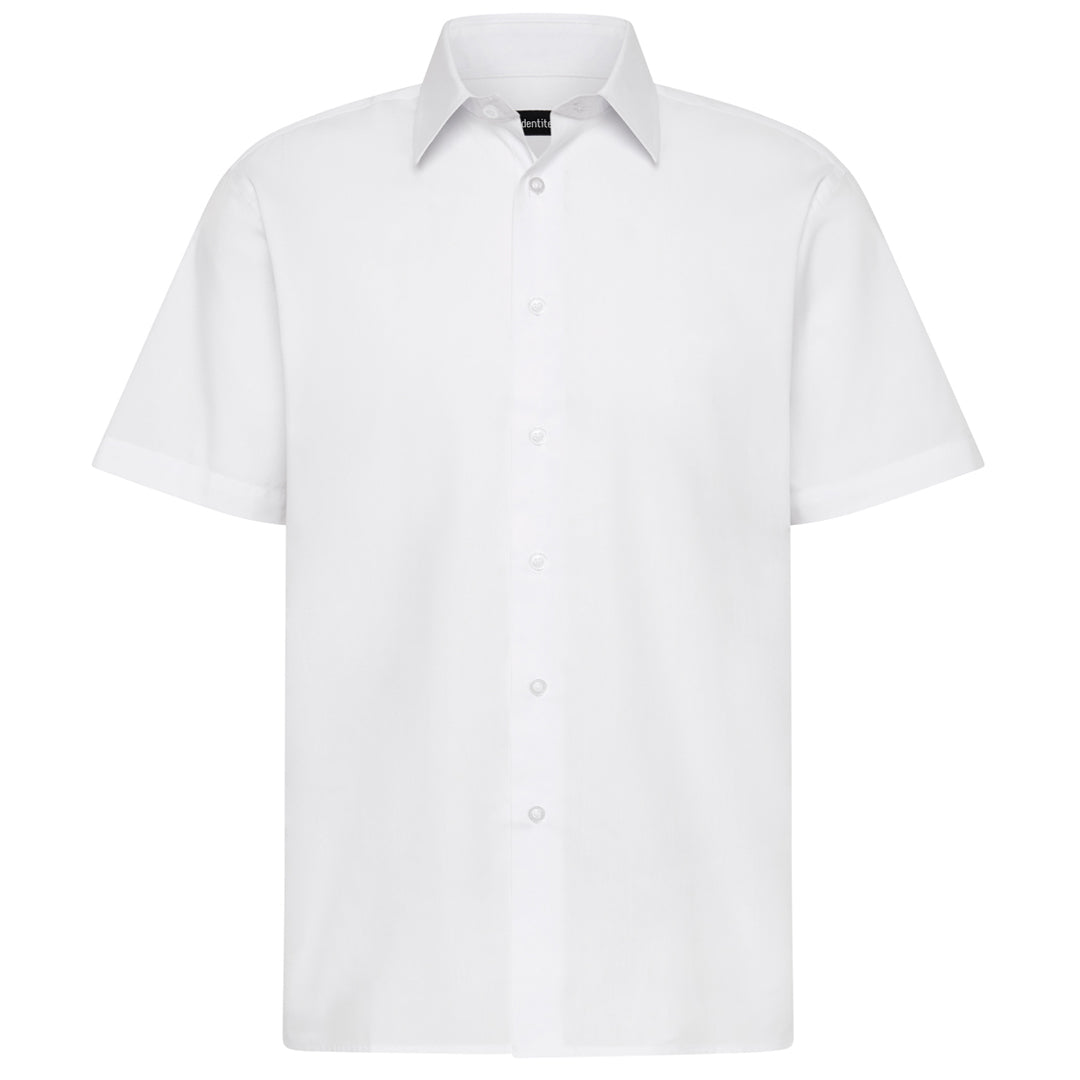 House of Uniforms The Blake Shirt | Mens | Short Sleeve Identitee White