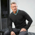 House of Uniforms The Roma Knit | Mens | V Neck Jumper Biz Collection