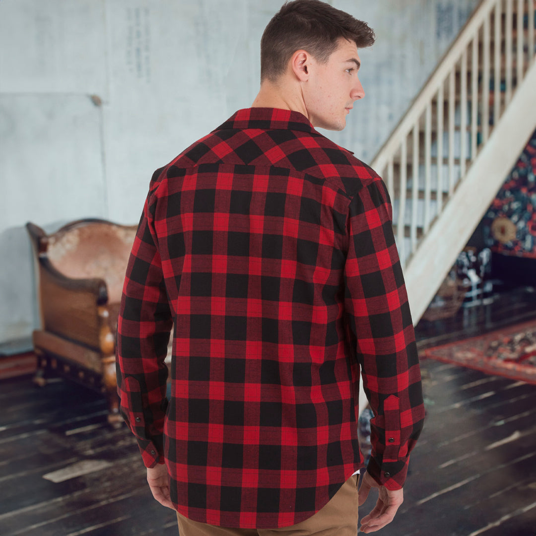 House of Uniforms The Classic Flannel Shirt | Adults Winning Spirit