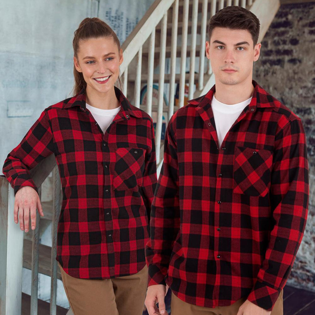 House of Uniforms The Classic Flannel Shirt | Adults Winning Spirit