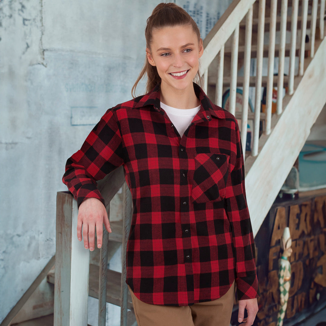 House of Uniforms The Classic Flannel Shirt | Adults Winning Spirit