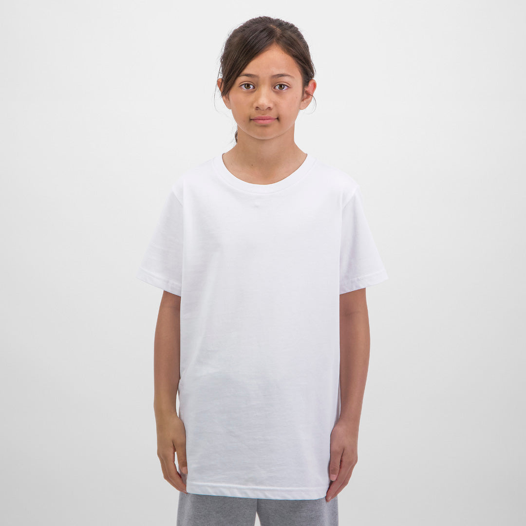 House of Uniforms The Basis Tee | Short Sleeve | Kids Goodmates White