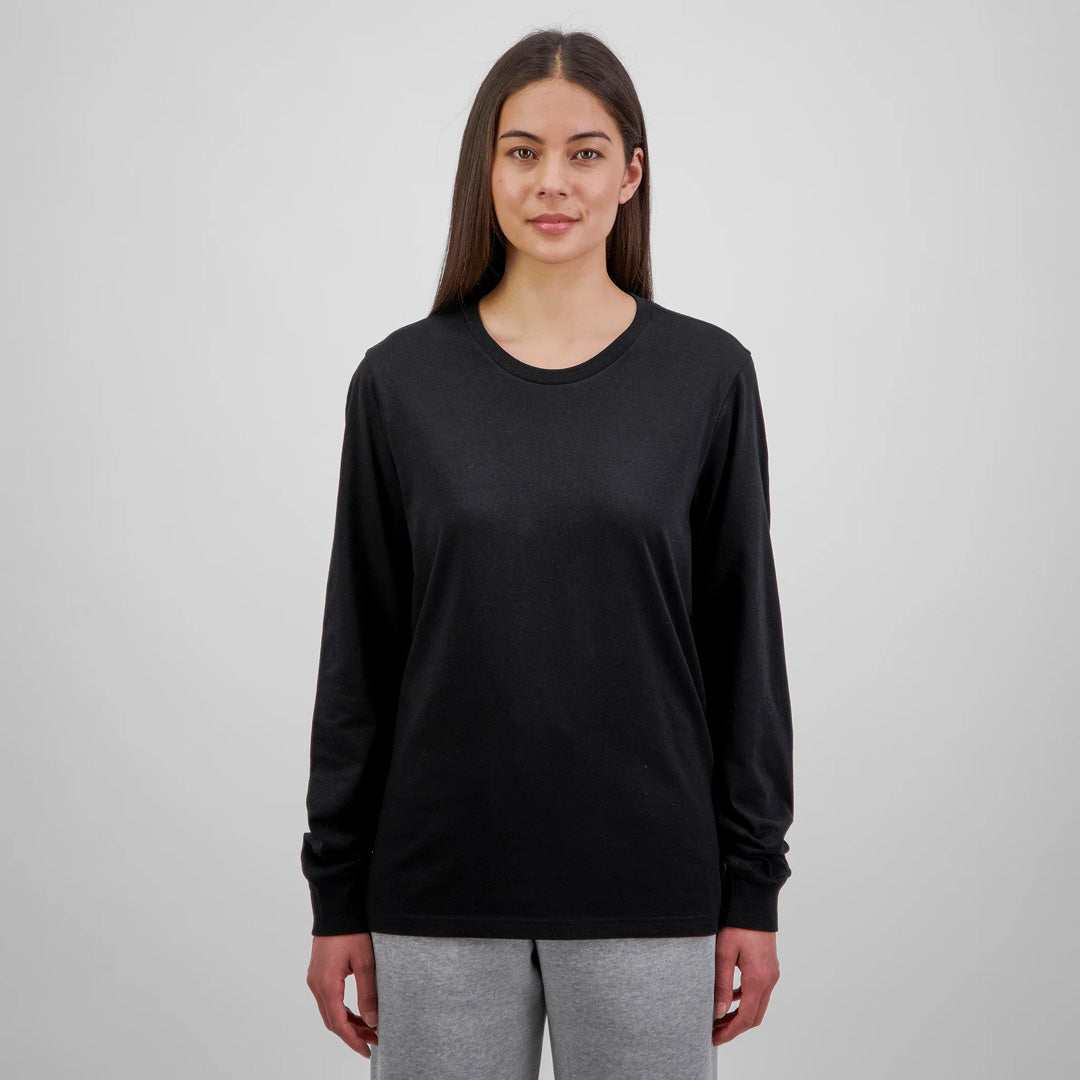 House of Uniforms The Basis Tee | Long Sleeve | Ladies Goodmates Black