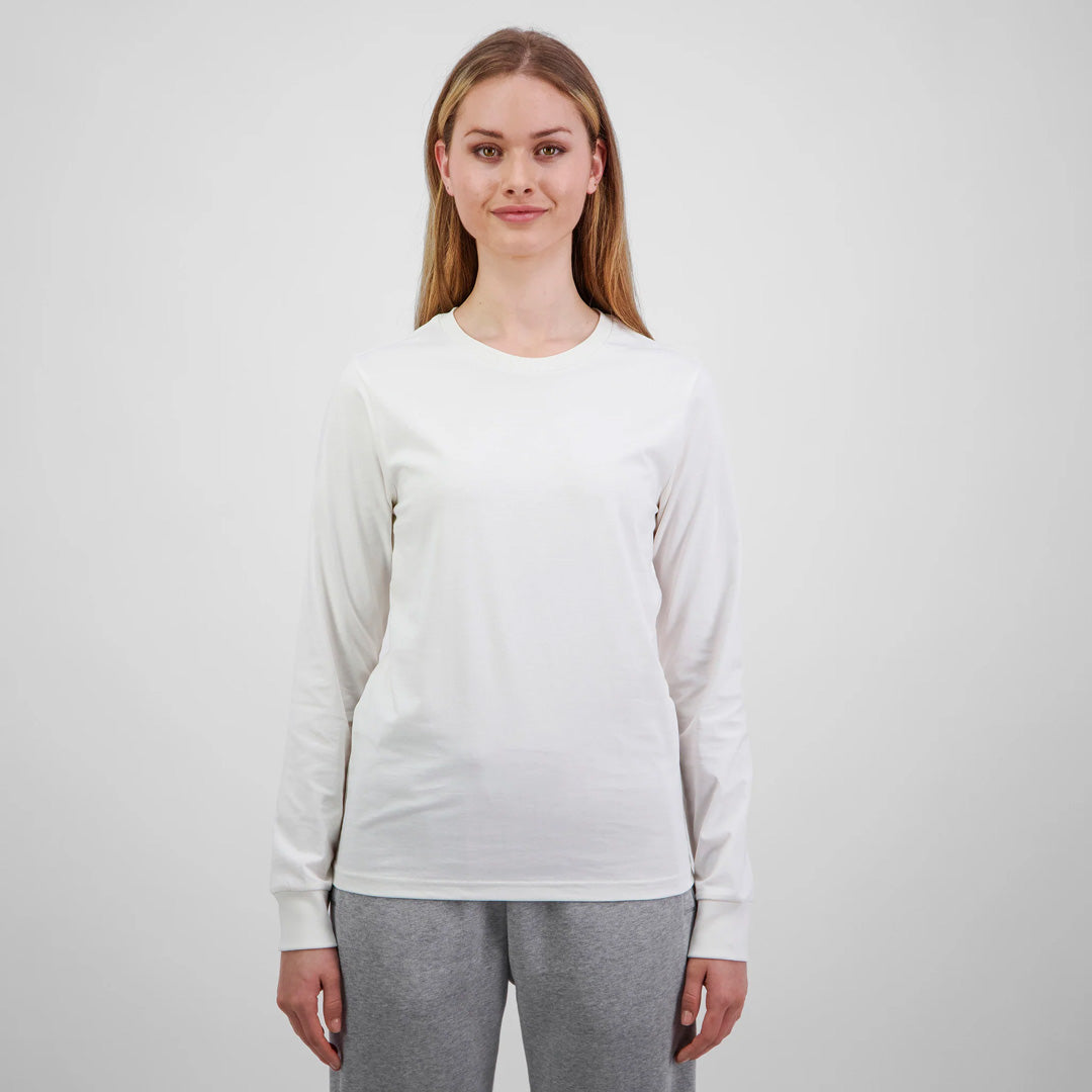 House of Uniforms The Basis Tee | Long Sleeve | Ladies Goodmates Ecru