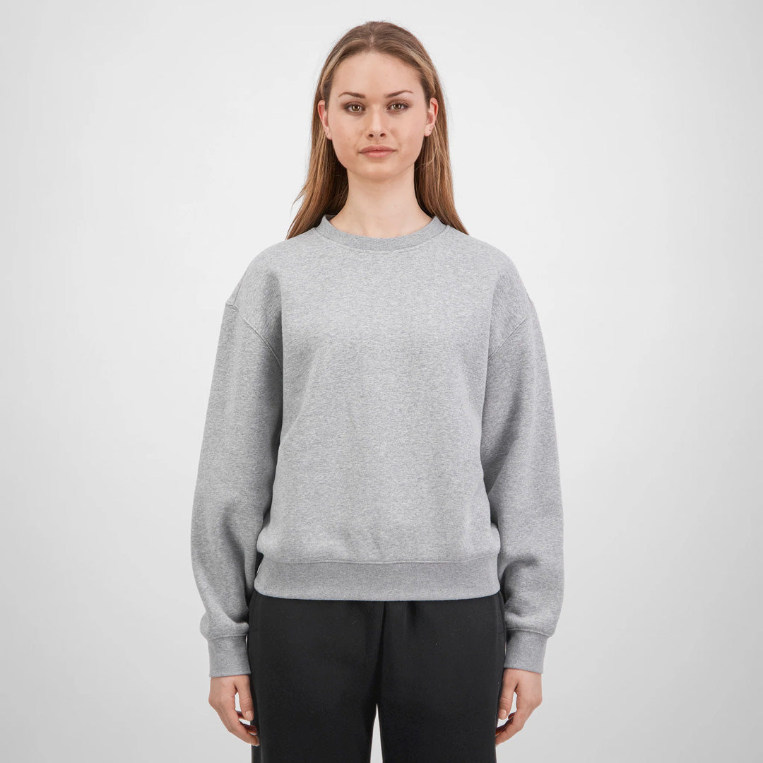 House of Uniforms The Everyday Crew Sweatshirt | Ladies Goodmates Grey Marle