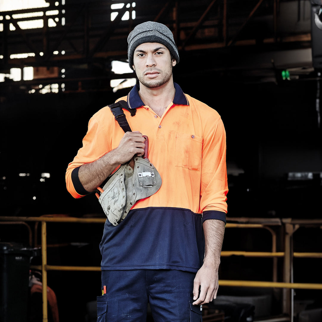 House of Uniforms The Alan Polo | Mens | Long Sleeve Syzmik