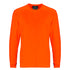 House of Uniforms The Hi Vis Tee | Long Sleeve Syzmik Orange