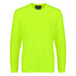 House of Uniforms The Hi Vis Tee | Long Sleeve Syzmik Yellow