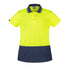 House of Uniforms The Basic Hi Vis Polo | Ladies | Short Sleeve Syzmik Yellow/Navy