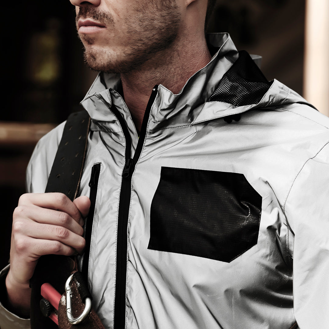House of Uniforms The Reflective Waterproof Jacket | Unisex Streetworx