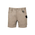 House of Uniforms The Rugged Cooling Stretch Short Short | Mens Syzmik Khaki