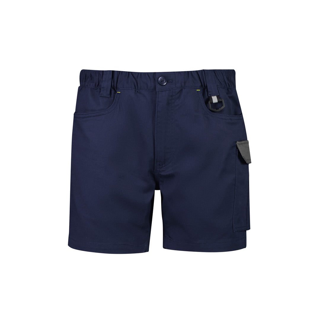 House of Uniforms The Rugged Cooling Stretch Short Short | Mens Syzmik Navy