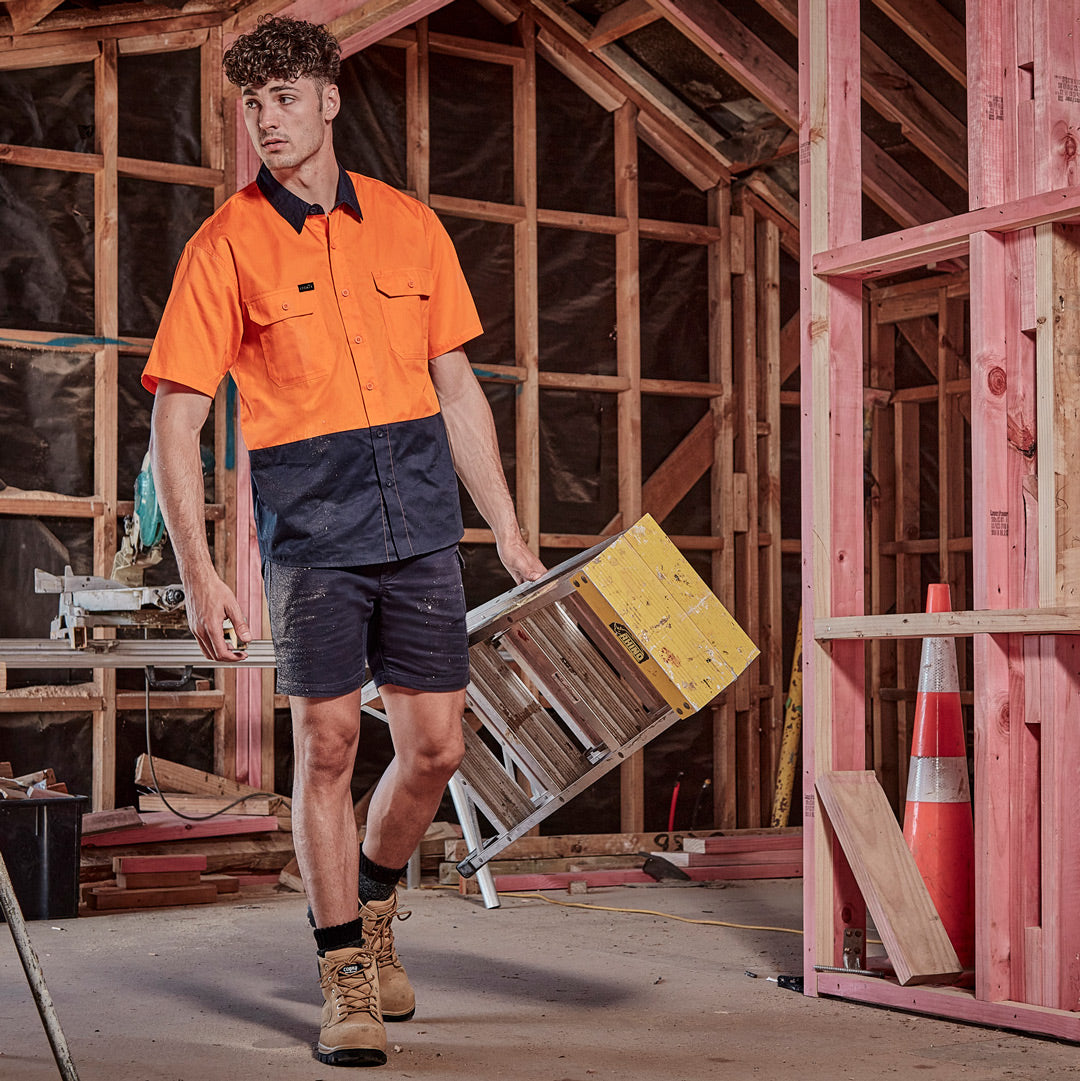 House of Uniforms The Rugged Cooling Stretch Short Short | Mens Syzmik