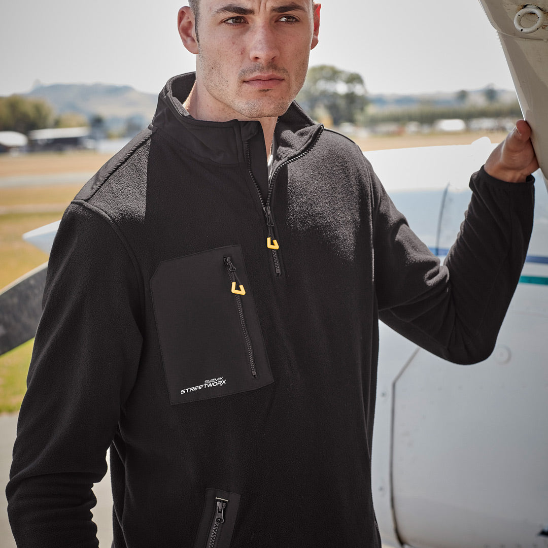 House of Uniforms The Lightweight Zip Polar Fleece Jumper | Adults Streetworx