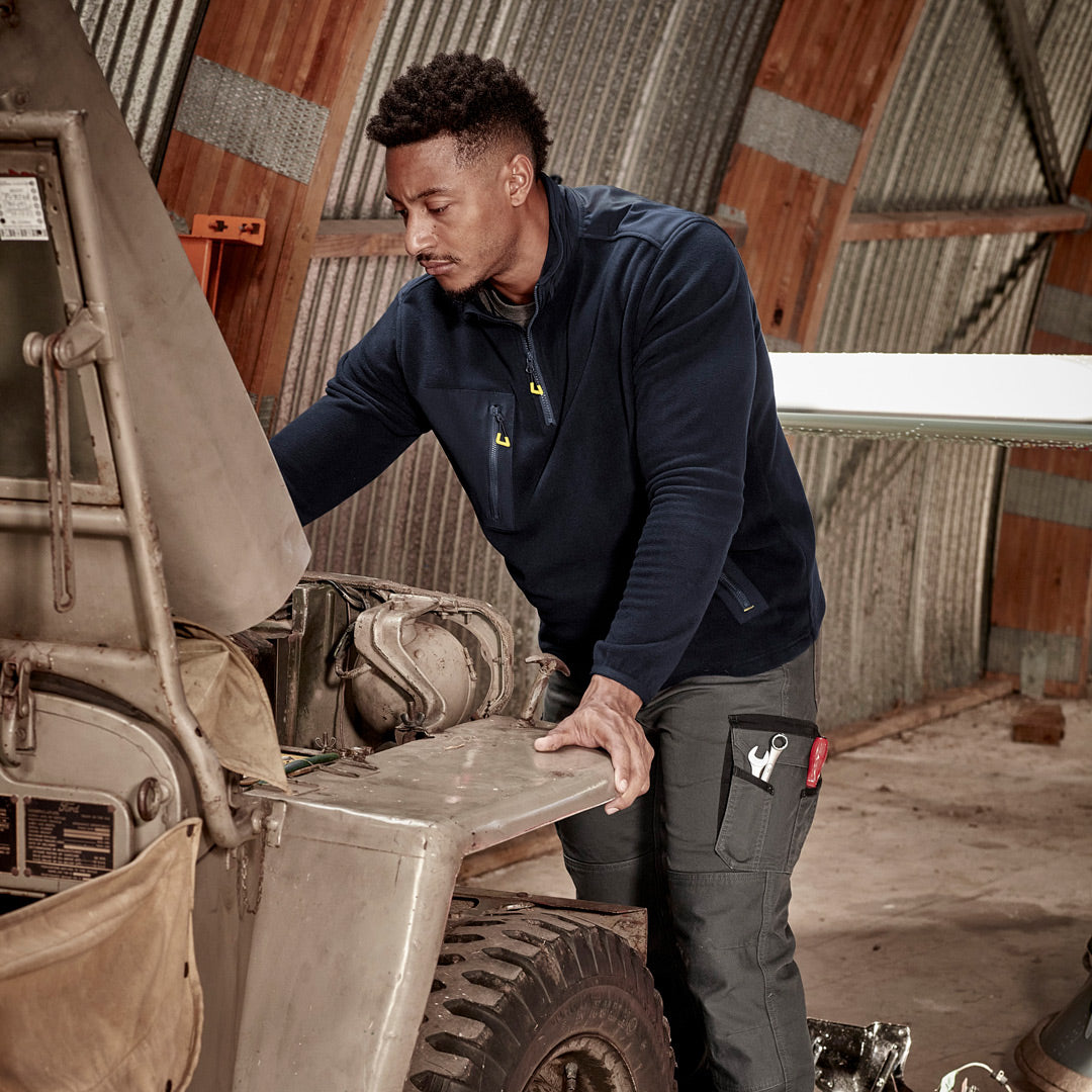 House of Uniforms The Lightweight Zip Polar Fleece Jumper | Adults Streetworx