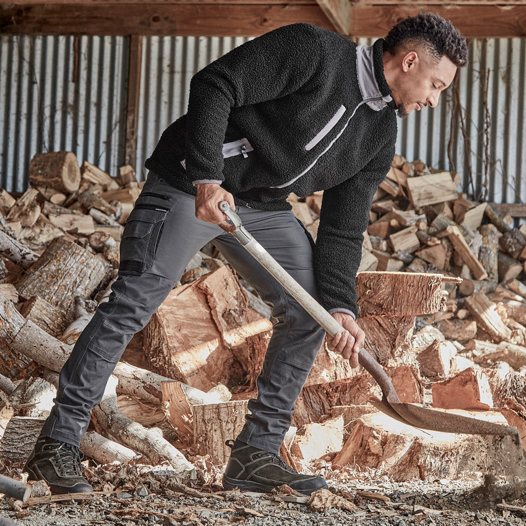 House of Uniforms The Full Zip Boucle Fleece Jacket | Adults Streetworx