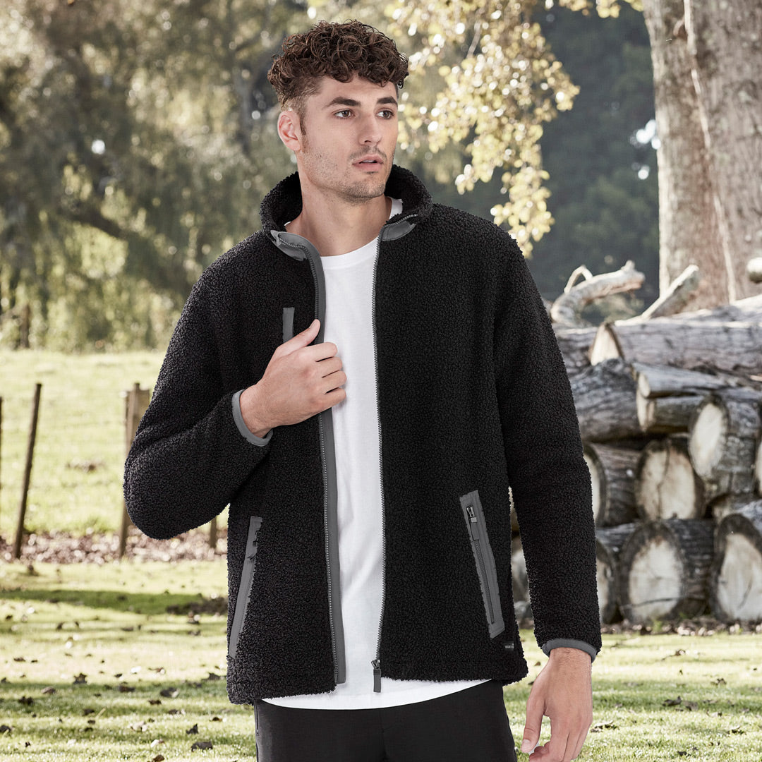 House of Uniforms The Full Zip Boucle Fleece Jacket | Adults Streetworx
