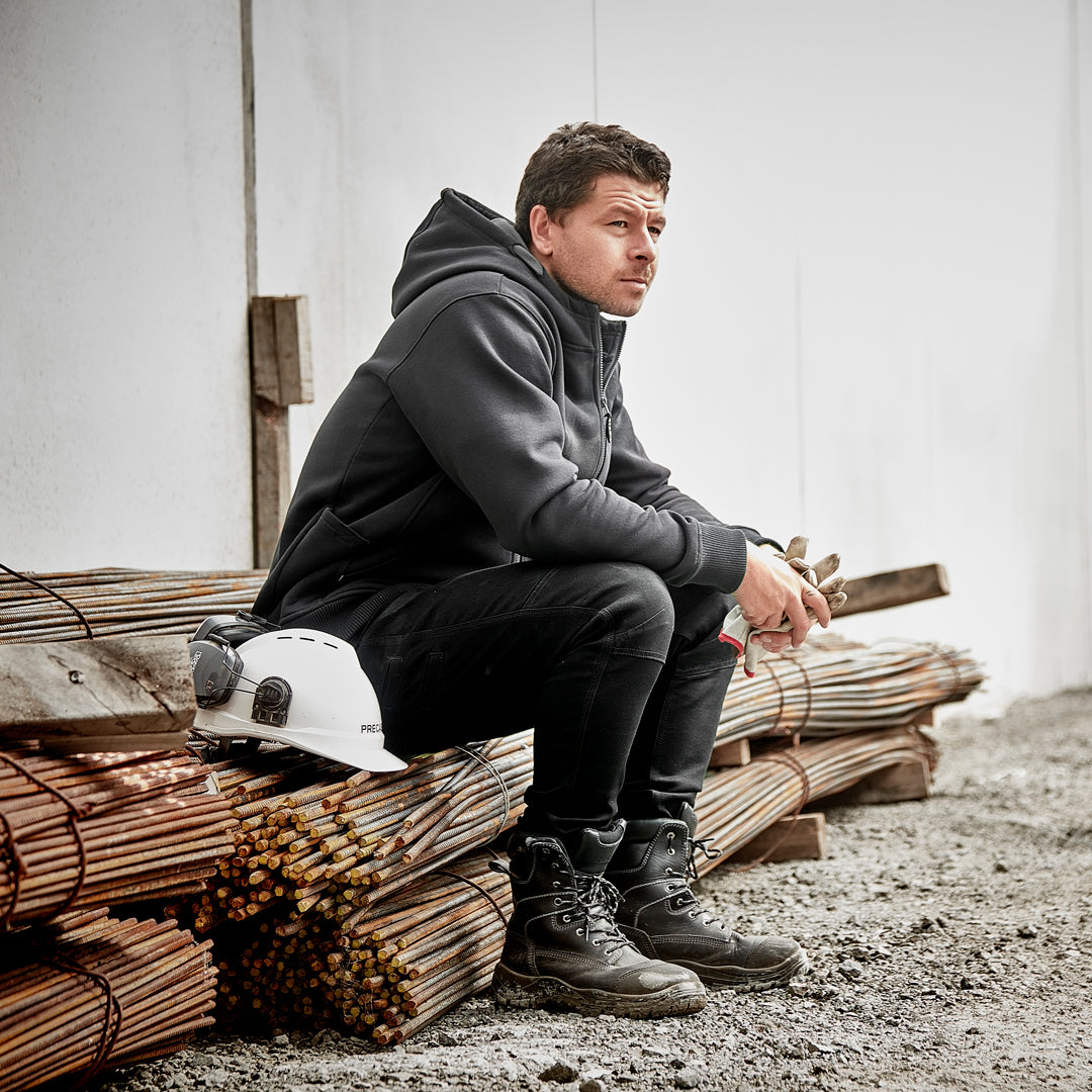 House of Uniforms The Barry Zip Through Hoodie | Adults Syzmik