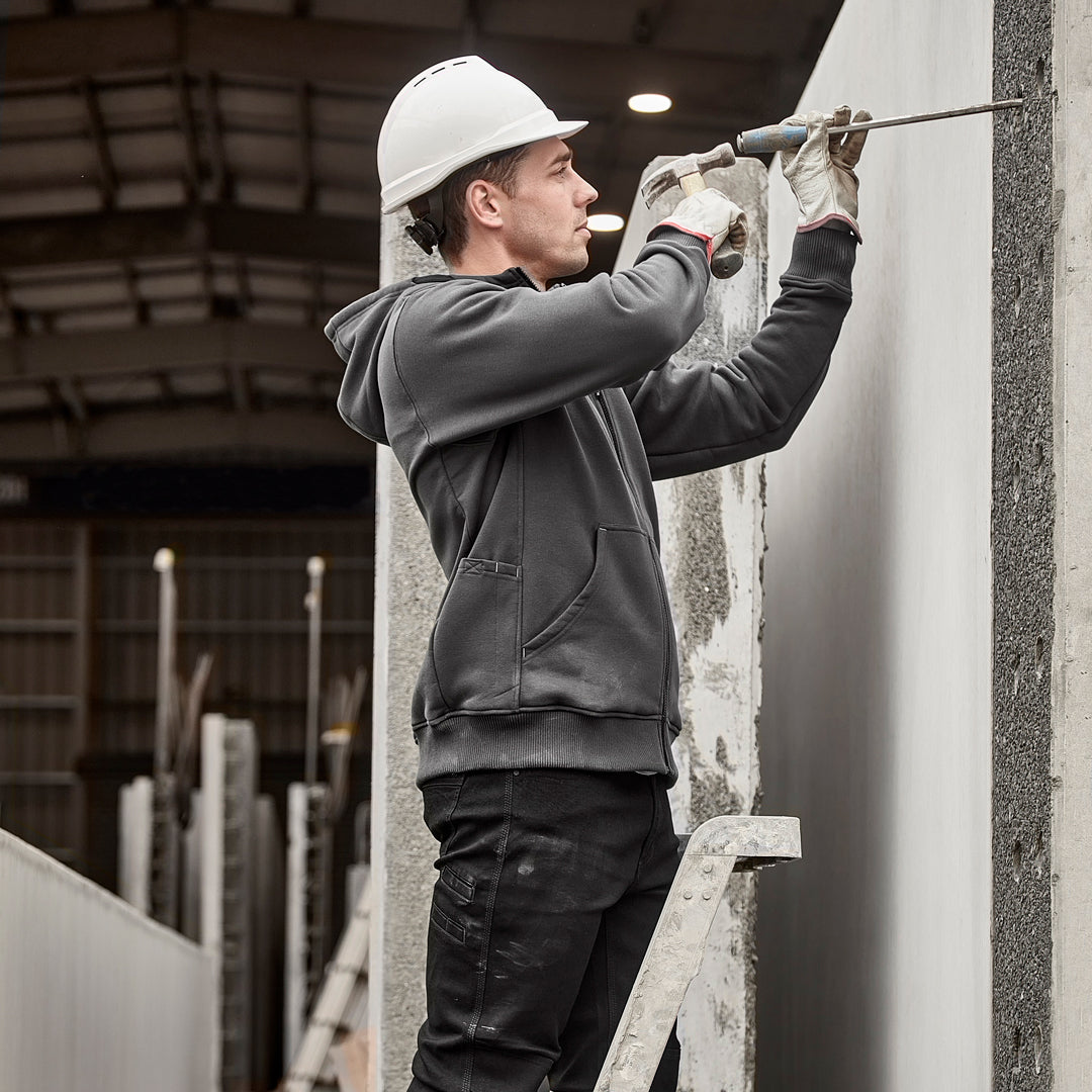 House of Uniforms The Barry Zip Through Hoodie | Adults Syzmik