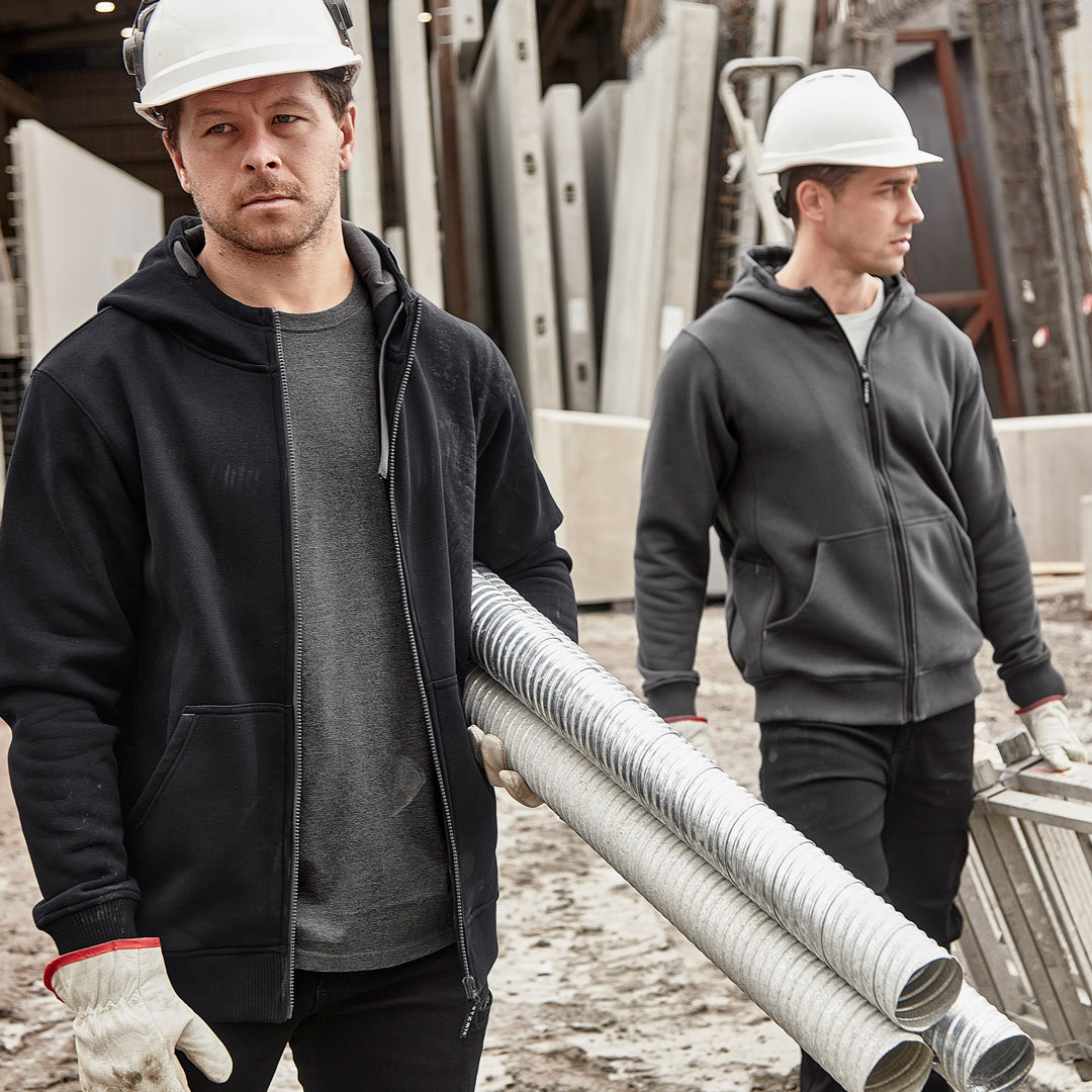 House of Uniforms The Barry Zip Through Hoodie | Adults Syzmik