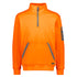 House of Uniforms The Water Resistant Zip Jumper | Adults Streetworx Hi Vis Orange