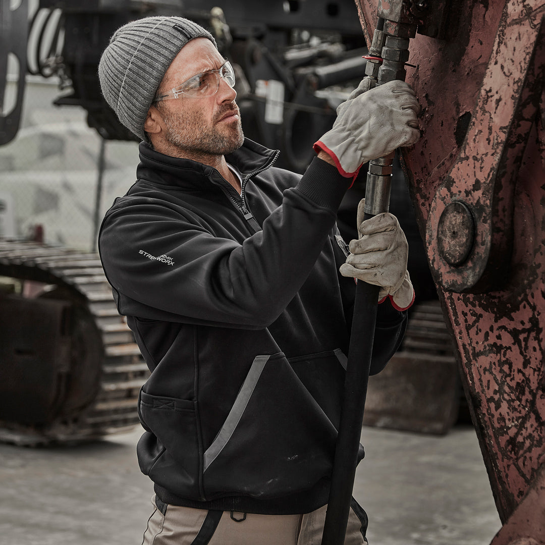 House of Uniforms The Water Resistant Zip Jumper | Adults Streetworx