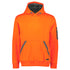 House of Uniforms The Water Resistant Hoodie | Adults Streetworx Hi Vis Orange