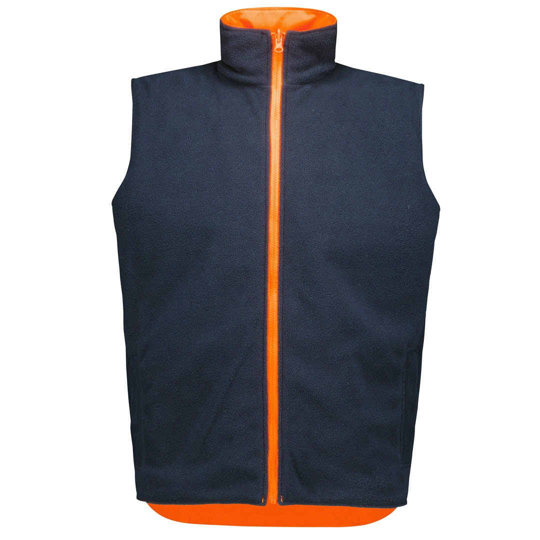 House of Uniforms The Hi Vis Waterproof Reversible Vest | Adults Syzmik